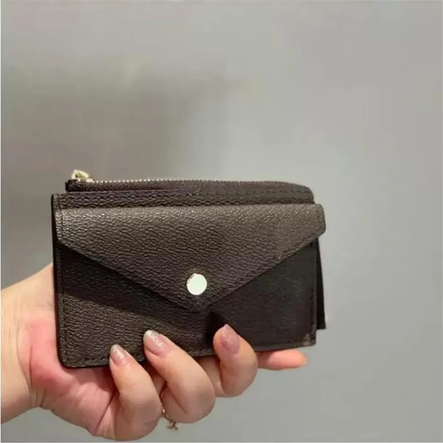 2022 Designer Portefeuille Femmes Mini Zippy Organisateur Sac Titulaire de la carte de crédit Porte-monnaie Porte-clés Porte-monnaie Porte-clés Sacs Clutch271S