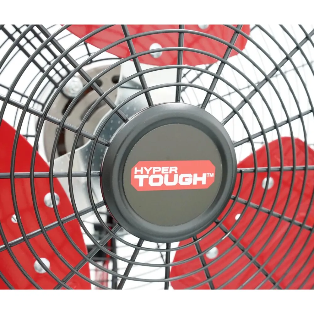 30 Inch Commercial Industrial High Velocity Stand Fan Red Black Floor Standing Fan for Home Electric Cooling Large Fans