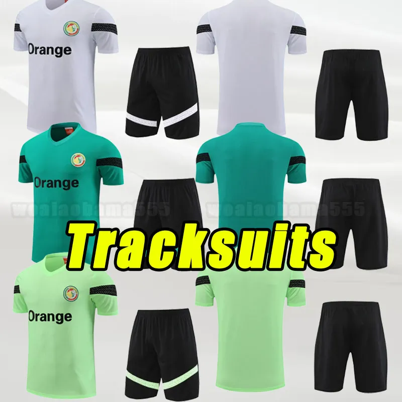 2023 2024 Senegal soccer Tracksuits football MANE KOULIBALY GUEYE KOUYATE SARR homme Maillot de foot football Uniforms world Short sleeve tracksuit men adult cup