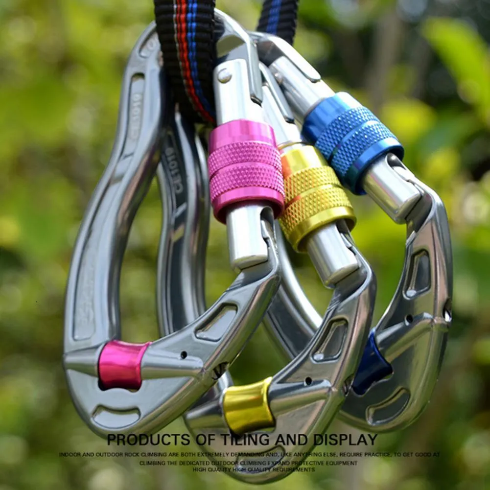 Carabiners Climbing Clip Indeformable Locking Clips High Hardness
