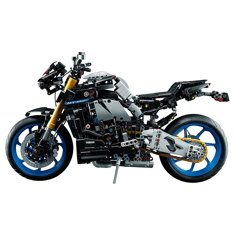 Técnica Motocicleta Modelo Blocos De Construção Moto Corrida