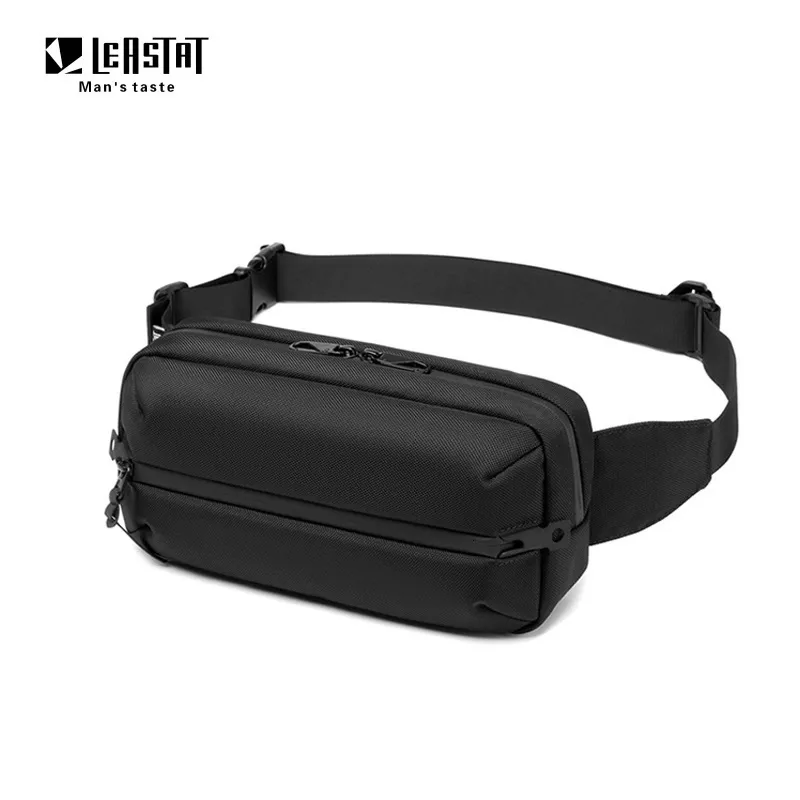 Utomhuspåsar Minst Mäns vattentät midja påse Fanny Pack Outdoor Sports Chest Bag Male Crossbody Belt Belt Väskor Högkvalitativ 230921