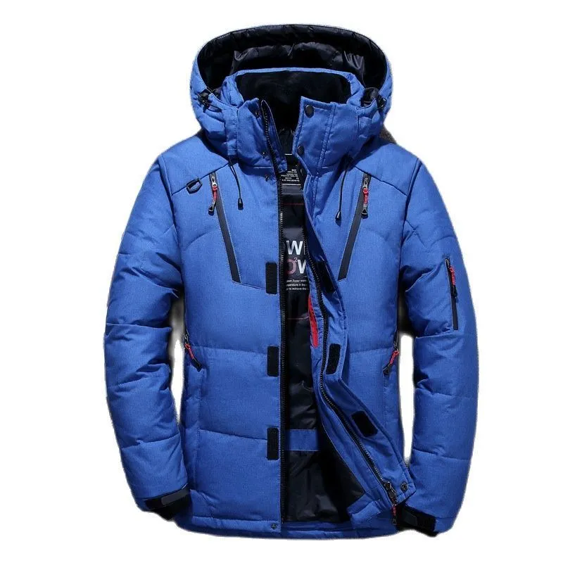 20 Degree Mens White Duck Down Parkas Thick Warm Winter Jacket