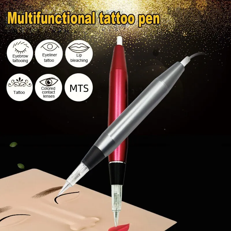 Tatueringsmaskin Multifunktionell MTS Electric Permanent Makeup Gun Device for Eyebrow Eyeliner Lip Body Art Beauty 230921