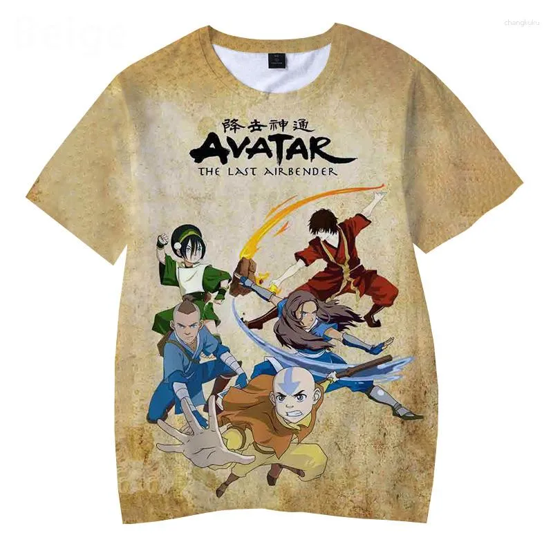 Men's T Shirts 2023 Avatar The Last Airbender T-Shirt Anime 3D Print Streetwear Men Women Fashion Shirt Harajuku Kids Tees Boy Girl