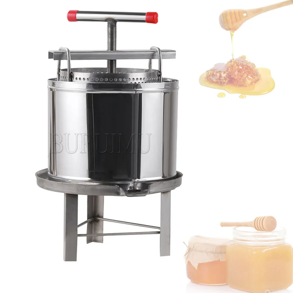 Macchina per pressa per cera manuale completamente chiusa Macchina per pressatura per miele di paraffina Macchina per ceratura Laminatoio per miele