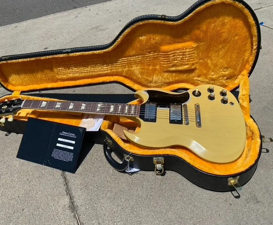 متجر مخصص '61/'59 FAT NECK S G PAUL LIMITED-EDITION VOS TV Yellow