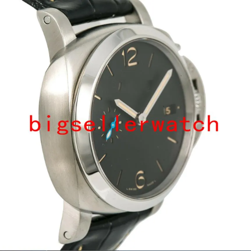 Męskie zegarki luksusowe męskie zegarek sportowy ruch mechaniczny Top skórzany pasek ze stali nierdzewnej Case277L