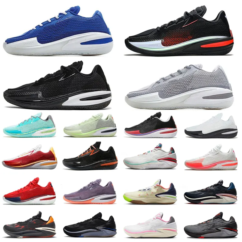 2024 Sapatos de Basquete Zoom GT para Homens Mulheres Ghost Black Hyper Crimson Team EUA Pense Rosa Preto Branco Cutsneakers Mens Womens Trainers Sports