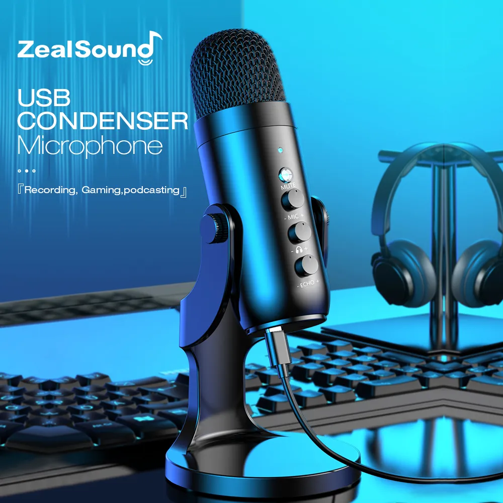 Condenser Microphone Yeti Microphone Ps4 Zealsound Microphone Ps4
