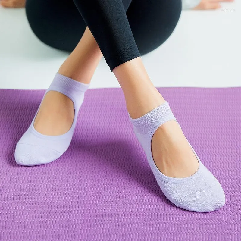 1pc Professional Anti-slip Yoga Socks For Fitness, Pilates
