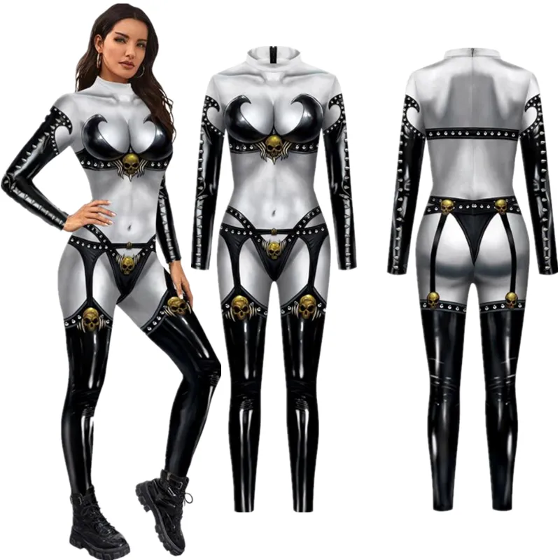 Catsuit Costumes mal Ernie dame mort espoir Silm combinaison Catsuit Sexy femmes Cosplay Costumes Halloween body