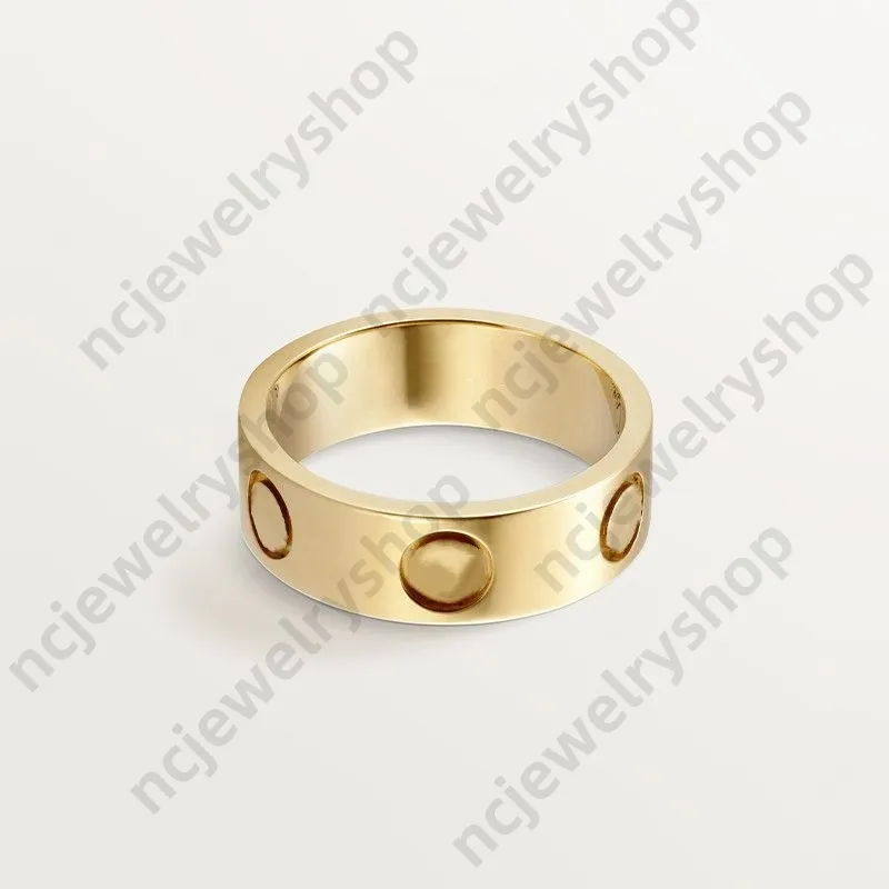 Klassiekers ring luxe sieraden gouden ring voor vrouwen titanium staal vergulde proces mode-accessoires vervagen nooit niet allergische designer ring heren diamant
