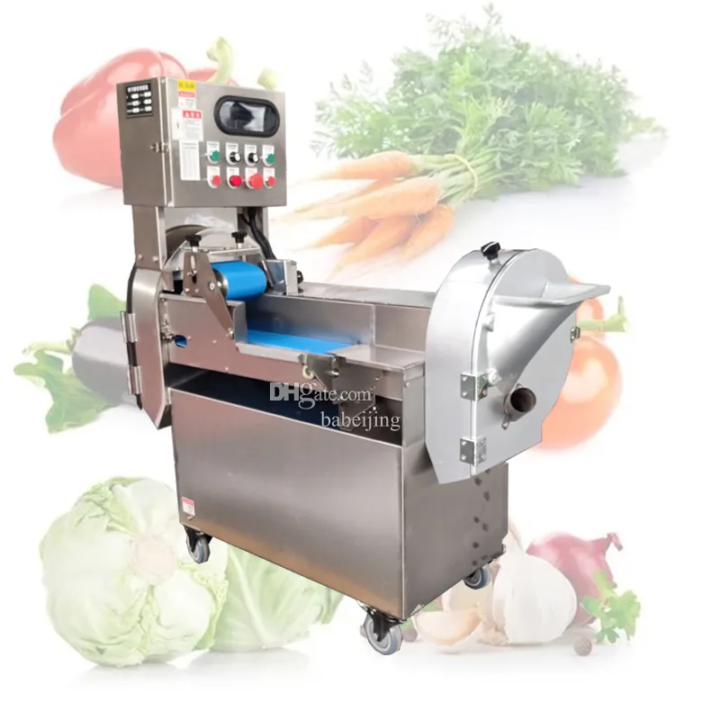 Trancheuse de légumes commerciale, Machine électrique de découpe des aliments, broyeur de pommes de terre, Machine de découpe de légumes, prix
