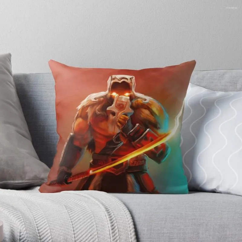 Pillow Juggernaut Art Dota 2 Throw Sofas Covers Luxury Living Room Decorative S Christmas For