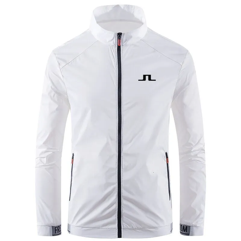 Vestes pour hommes Été hommes Protection solaire J Lindeberg vestes de Golf mode décontracté coupe-vent veste fermeture éclair Bomber veste hommes vêtements de Golf 230921