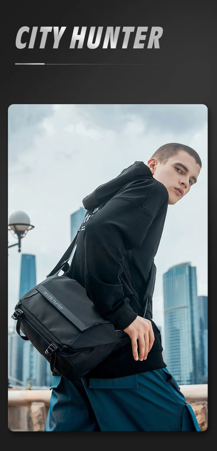 Arctic hunter top messenger bag