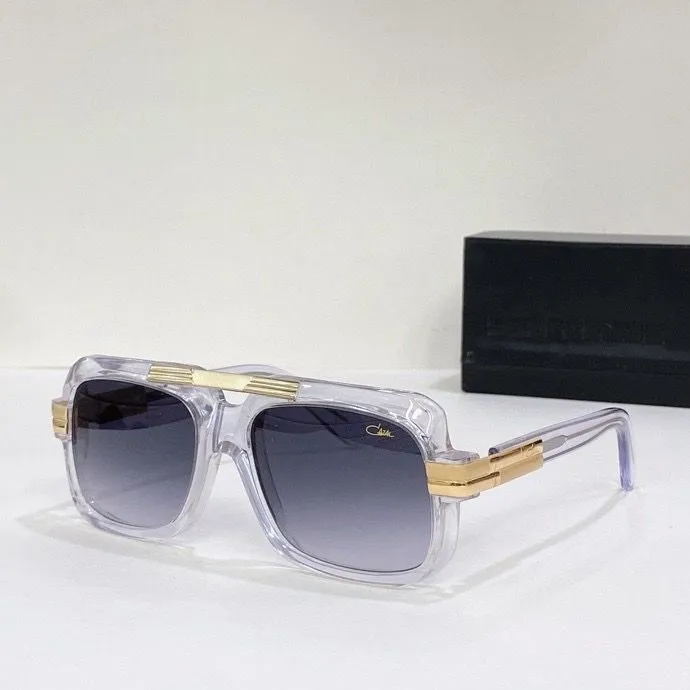 Vendita CALDA popolare moda uomo donna Occhiali da sole di alta qualità piastra quadrata montatura in metallo combinazione occhiali da sole anti-UV400 di alta qualità UV400 Eyewear