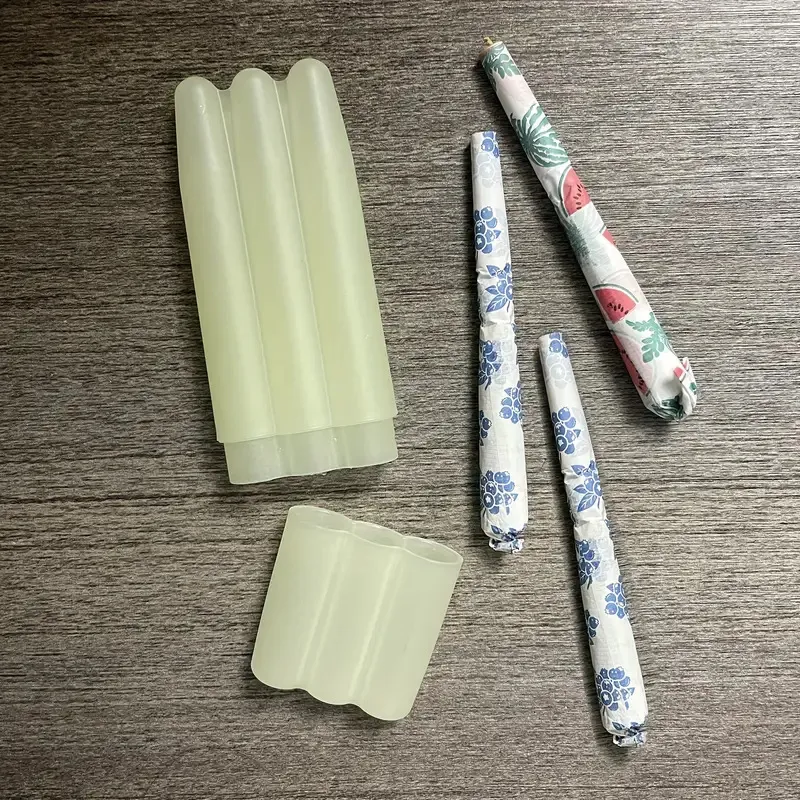Tobacco 3 Joints Holder Plastic Doob Tube Luminous Noctilucent Glow in the Dark Stash Jar Herb Container Storage Cigarette Rolling Cone Paper Pill Pre Roll Case Box