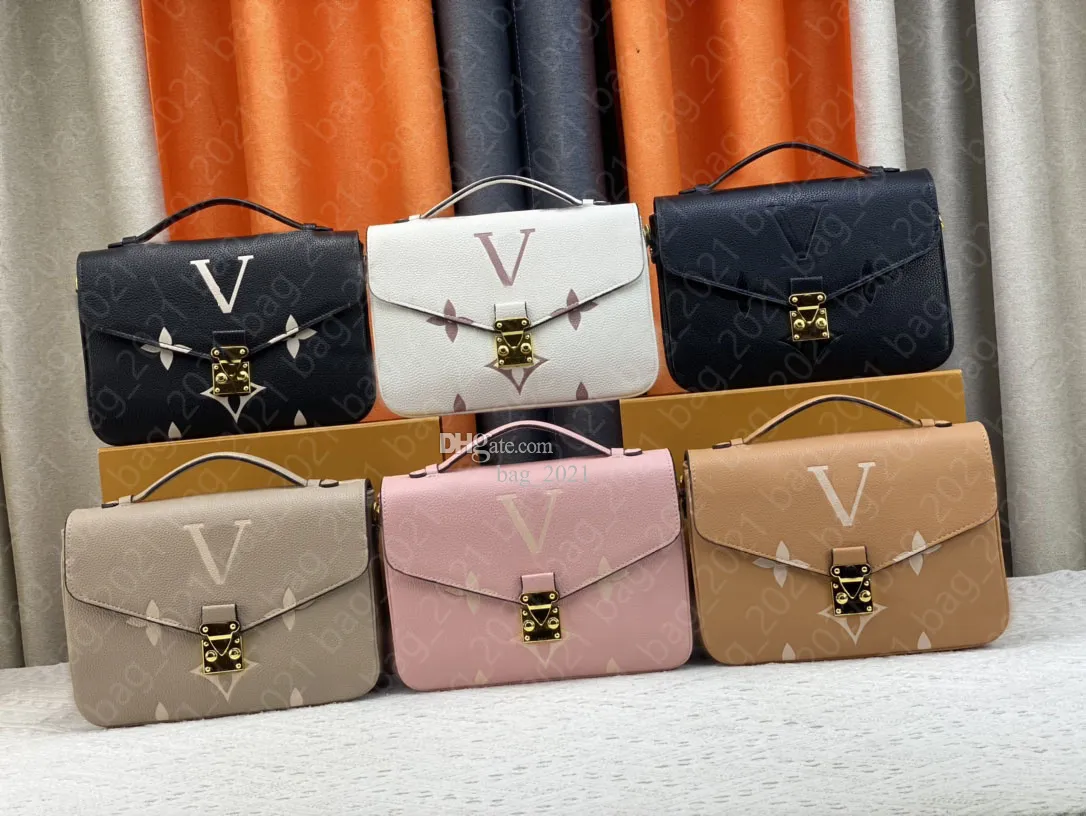 2023 Nieuwe Handtas 7A Dames Designer Tassen S-Lock Messenger Bag Monogrammen Lederen Handvat Tassen Pochette Luxe CrossBody Dames Schoudertas M40478