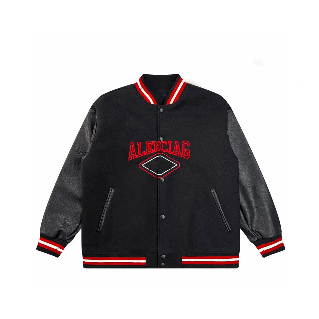 Luxe designer honkbaljassen Wereld beste heren dames plus size varsity Bovenkleding geborduurd windjack gilet sportkleding losse hiphop spider arc jas