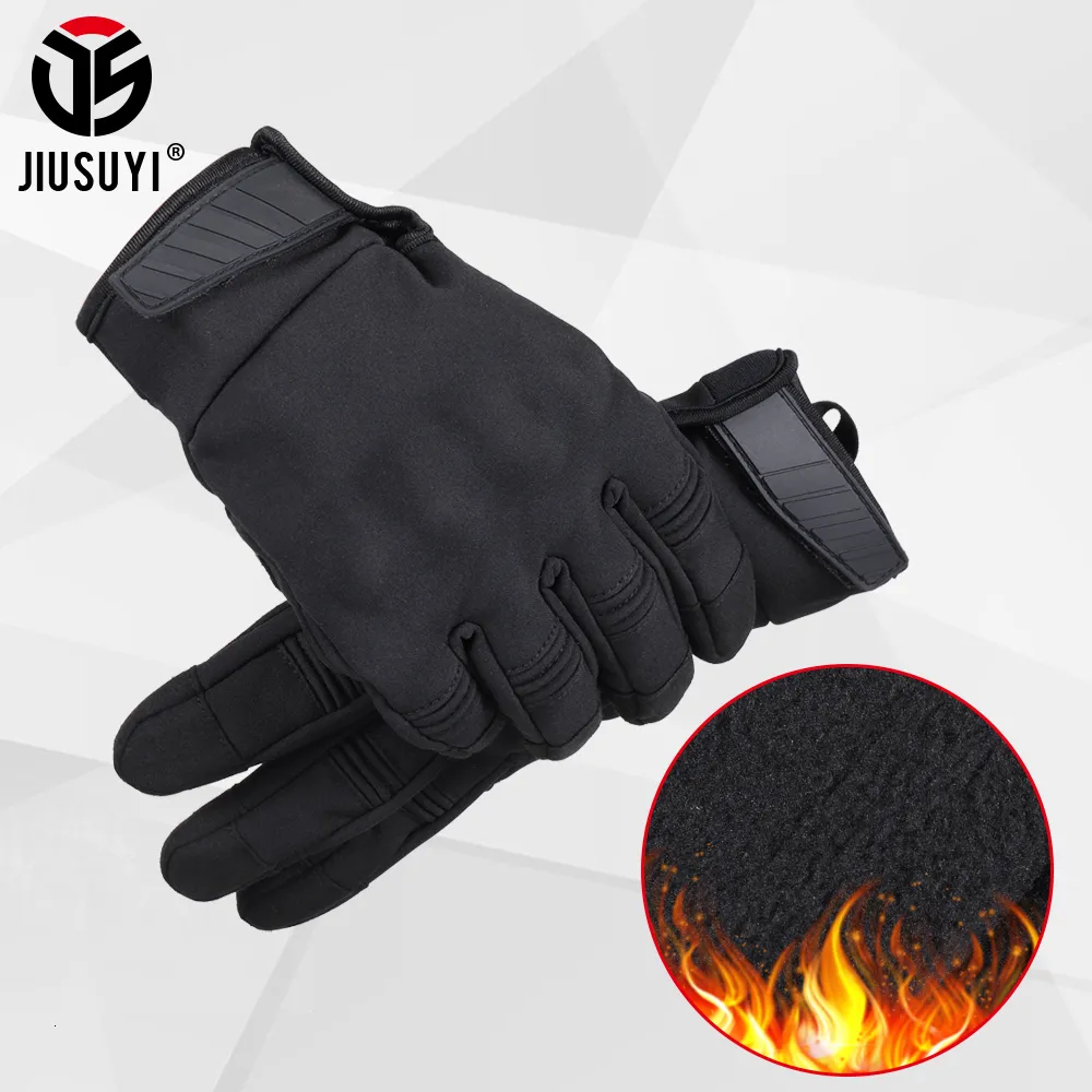 Cinq doigts gants hiver camouflage imperméable à l'eau plein doigt chaud écran tactile antidérapant chasse ski camping tactique gant de travail hommes 230921