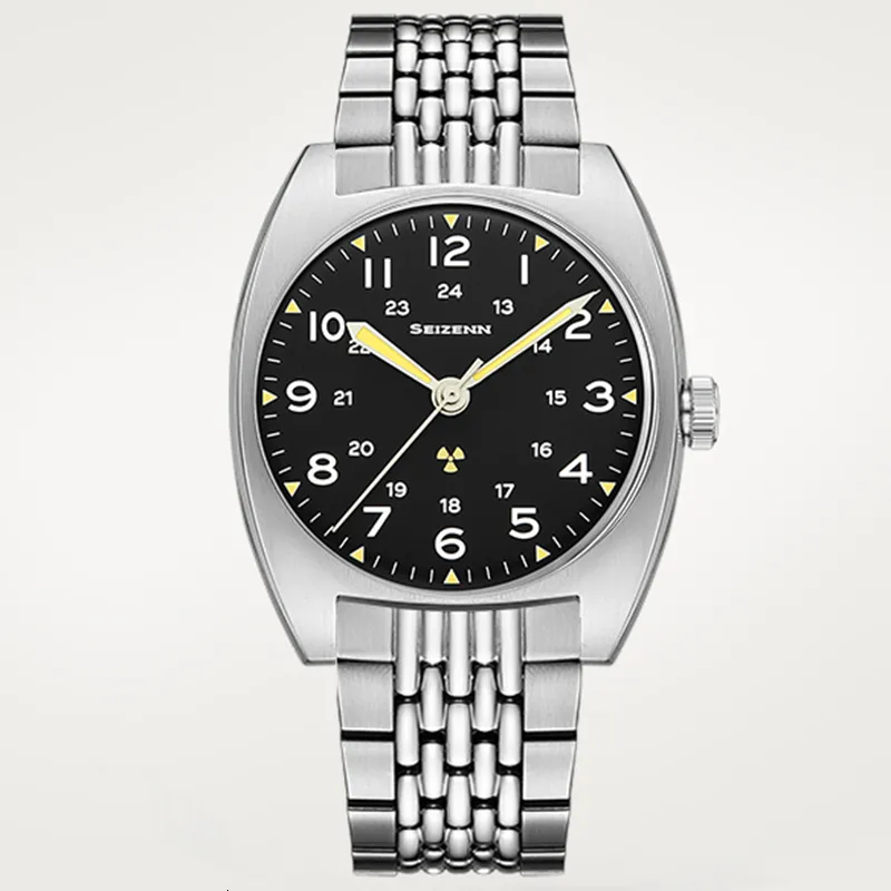 Merkur W10 Vintage British Military Field Watch For Men Mechanical Hand Wind Wristwatch Compass With Luminous Stain Steel And 38mm Case 230921 From Yujia05 150.64 DHgate.Com
