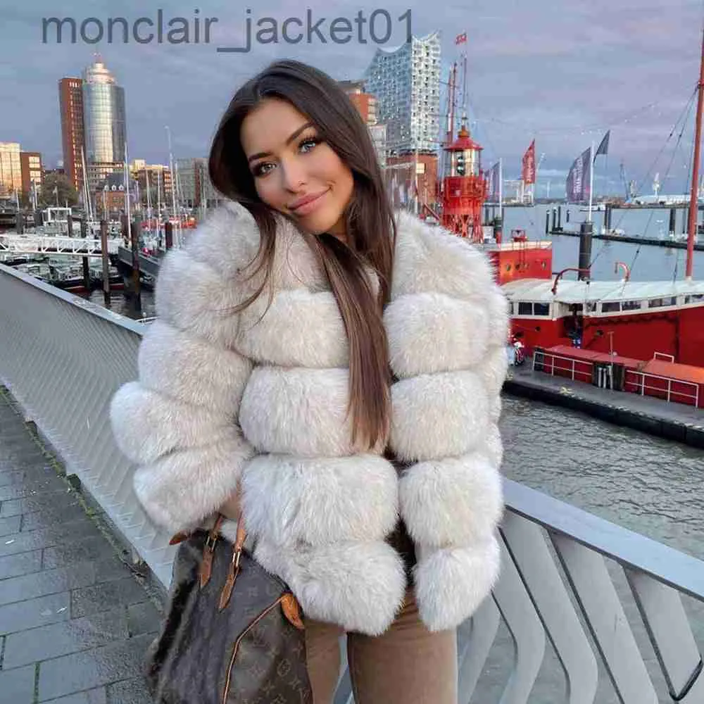 LUXURY WHITE Fox Fur Full Coat With Whole Skins, Fur Coa, Luxury Fur Coat,  Available in Various Fox Colours,perfect Gift,fur Jacket,present 