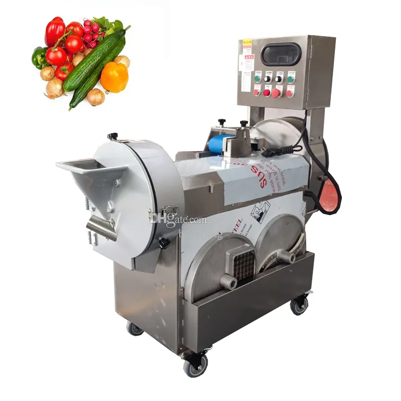 Electric Onion Slicer Machine Commercial Dicing Machine Vegetables Cutter Machine Automatic Cutting Potato Carrots Shredder
