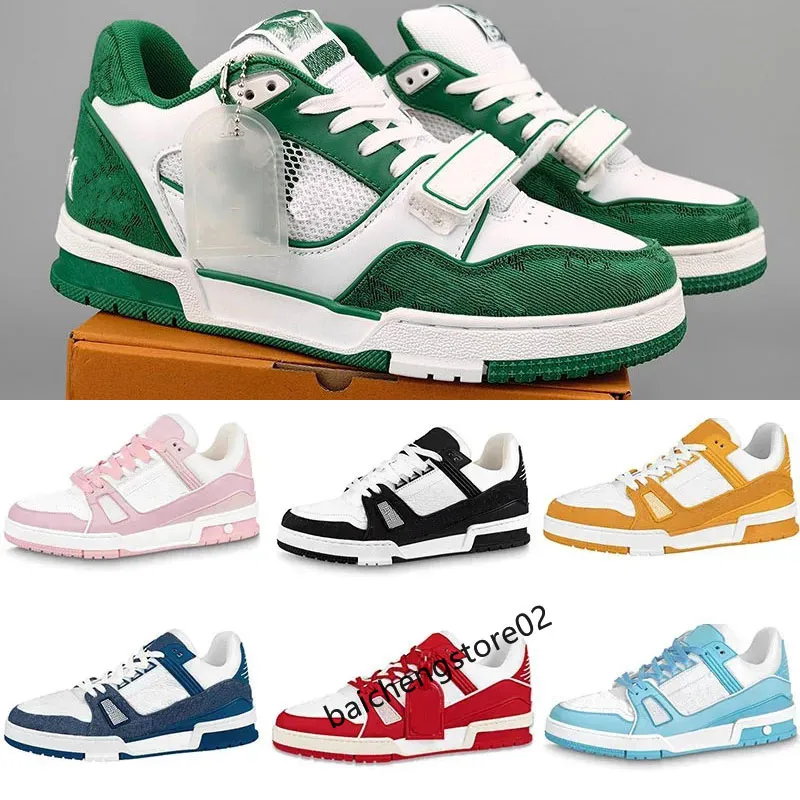 Designer de mode de luxe Virgil Casual Chaussures Femmes Hommes Cuir de veau Ablohs Plat-Forme Sneaker Blanc Vert Rouge Bleu Lettre Oink Low Hommes Baskets Baskets L2