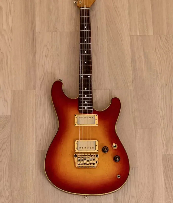 Fabrikanpassung Neue Cherry Sunshine, E-Gitarre mit Tonabnehmer Heißer Verkauf