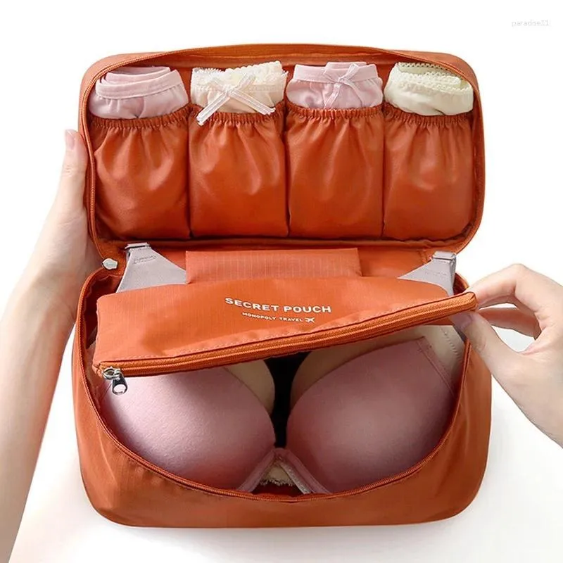 Travel Makeup Brush Pouch Bag Organizer For Women And Men Organize Underwear,  Socks, Cosmetics, And Accessories From Paradise11, $16.56
