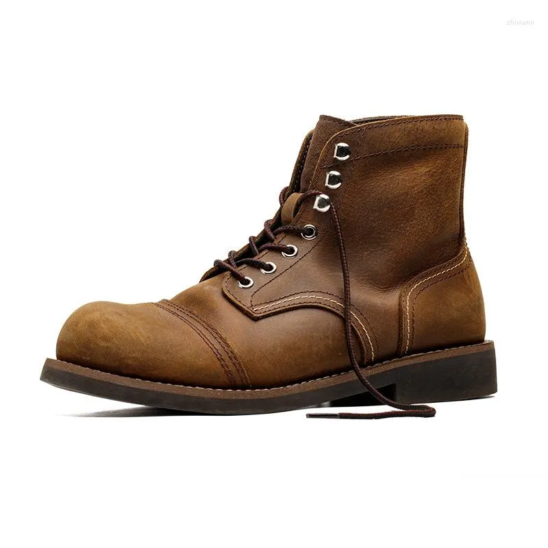 DHgate.com:Crafted Vintage Cow Leather Mens Ankle Boots DHgate.com:Crafted Vintage Cow Leather Mens Ankle Boots