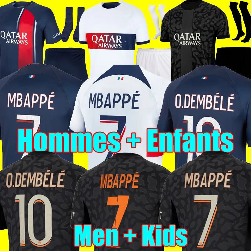 3XL 4XL O.DEMBELE BARCOLA 23 24 Soccer Jerseys MBAPPE 2023 2024 Football  Shirts HAKIMI ZAIRE EMERY KOLO MUANI G.RAMOS Men Kids Maillot Foot Enfants  Sets Psgs From Ahsi, $2.76