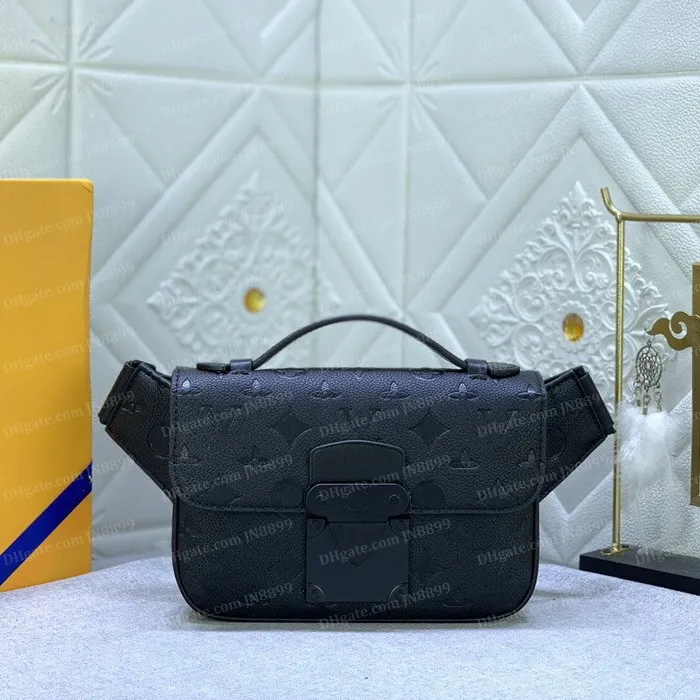 Tasarımcı Çantası S Kilit Sling Çanta Kadın Erkekler Gerçek Deri Fanny Pack Bel Çanta Çanta Çanta Cüzdan Serseri Çantası Çanta Göğüs Çantası Kemer Çantası Bumbag Sırt Çantası