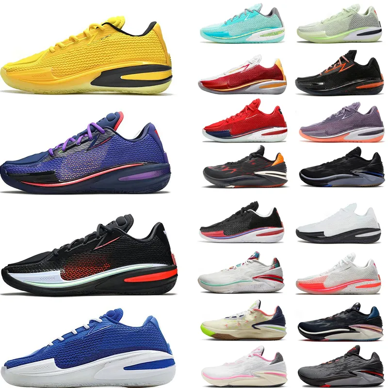 2024 Zoom classique G.T. Chaussures de basket-ball coupées Hommes Low GT Baskets Baskets Pawdacious Blanc Laser Bleu Ghost Crimson Think Pink Eybl Gr OG chaussures de créateur