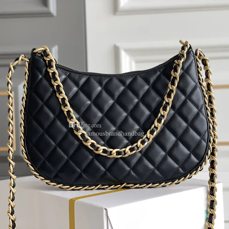 Large Hobo Bag 29cm Lambskin Shoulder Bag Designer Underarm Bag 10A Mirror Quality Chain Bag With Box C503 From 311 69 DHgate