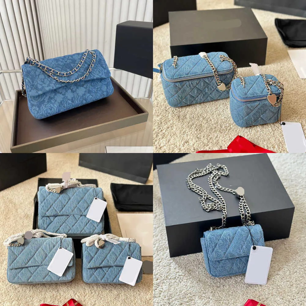 6 styles camélia sacs de créateurs femmes denim cross body chaîne sac à main broderie jacquard sacs de soirée diagonale sangle luxe sac carré 230915