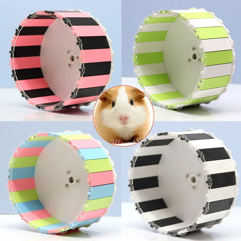 Small Animal Supplies Pet Sport Wheel Hamster Disc Exercise Silent Rotatory Jogging Running Funny Toy 230920