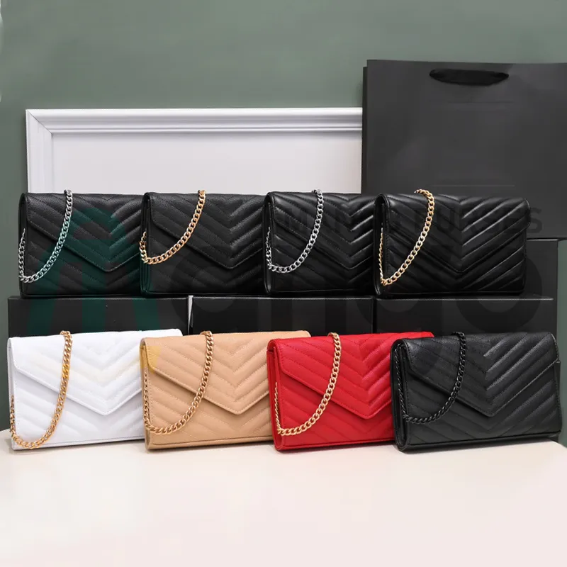 Bolsas de diseño para mujeres Tote bolso bolsas de cuero bolsas de hombro billetera caja original