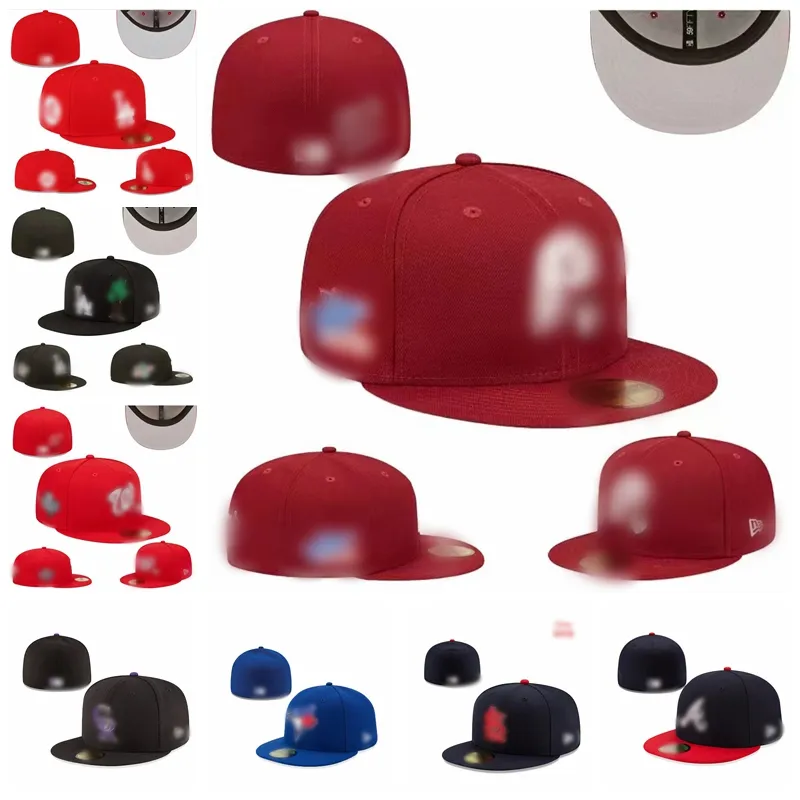 2023 Accesorios de moda Gorras de béisbol al aire libre unisex Listo Stock México Gorras ajustadas Letra M Hip Hop Tamaño Sombreros Gorras de béisbol Adulto Pico plano para tamaño cerrado completo 7-8