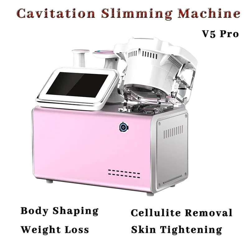 V5 Pro Protable Aultrasonic Tavitation Machine Machine Machine Beanial Cellulite