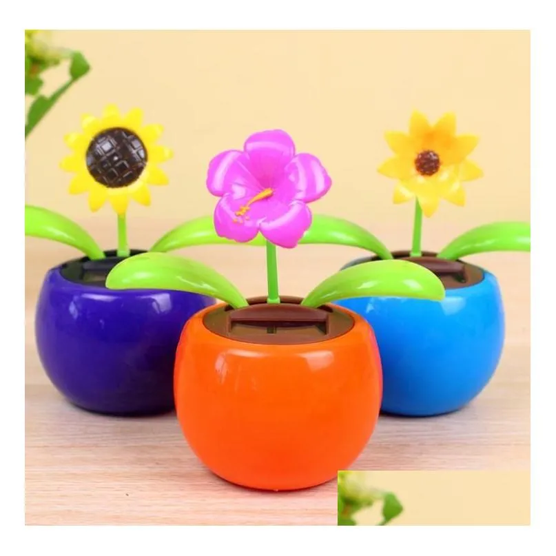 Partybevorzugung Geschenk Colorf Solarbetriebene Tanzende Blume