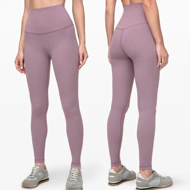 LL Women Yoga Pants Ups Ups Litness Leggings Soft High Weist Hip Lift مرنة T-Line Sports عالية السراويل اليوغا الضيقة