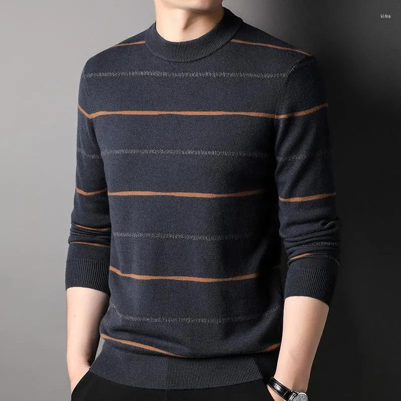 Wool Streetwear Pullover, Men's Winter Sweater