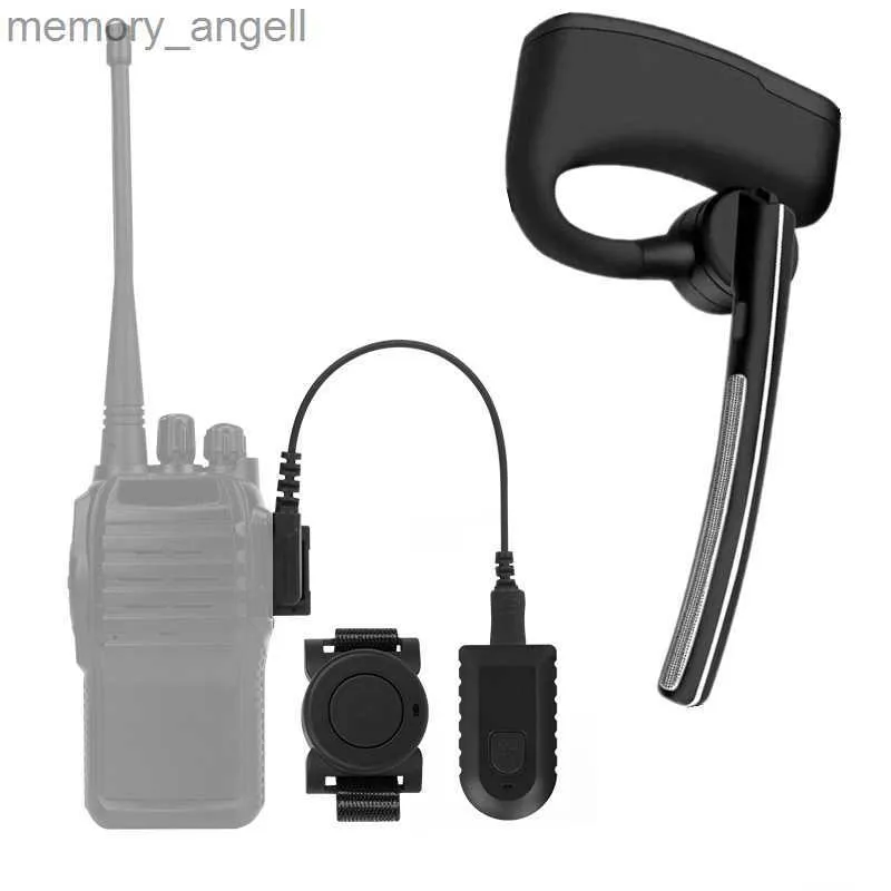 Walkie Talkie Baofeng Walkie Talkie Bluetooth Headset Wireless Earphone with Mic Two way Radio K Type headphone for Ham Radio Interphone PTT HKD230922