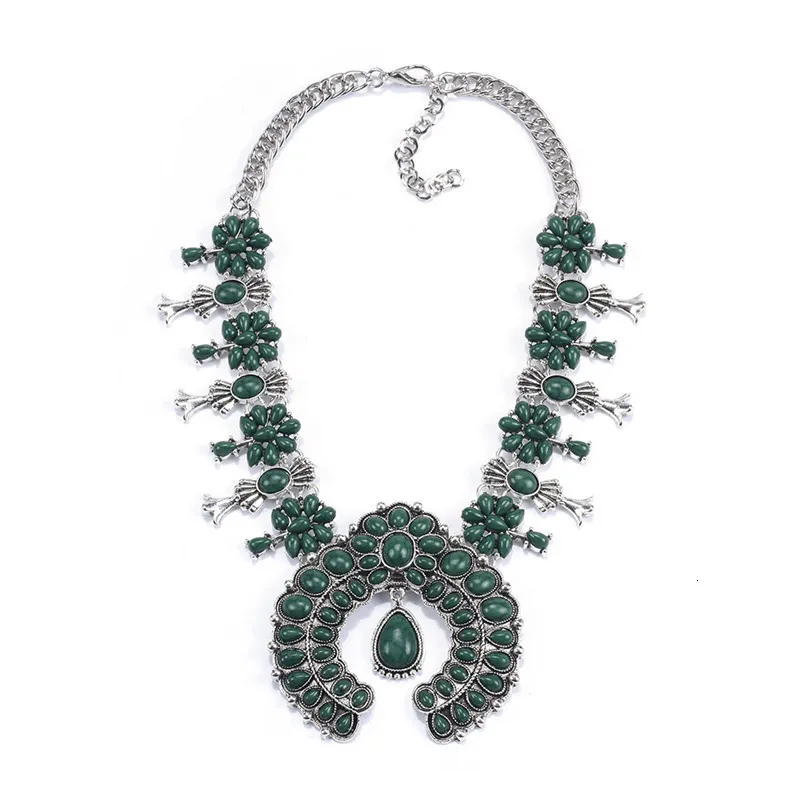 Collier Vintage Amérindien Bavoir Perles Marron Et Blanc - Style Boho Festival