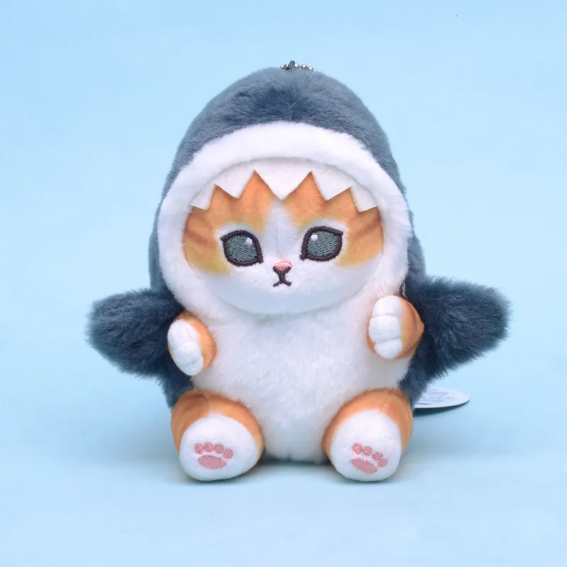 Cute Shark Cat Fried Shrimp Cat Plush Doll Pendant Doll Beautiful