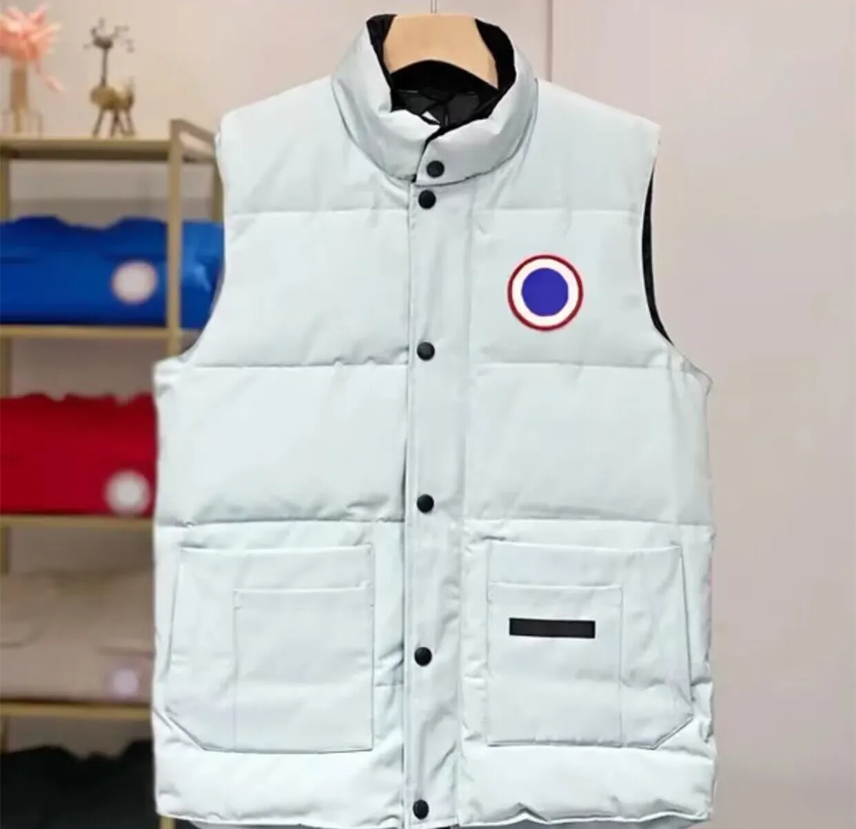 Designer Down CG Gilets Cg bodywarmer Winter Warm Canadian causal body warmer vest Ruff men winter Vest waistcoat Goosing Coat Exterior winter gilets unisex XS-XXL