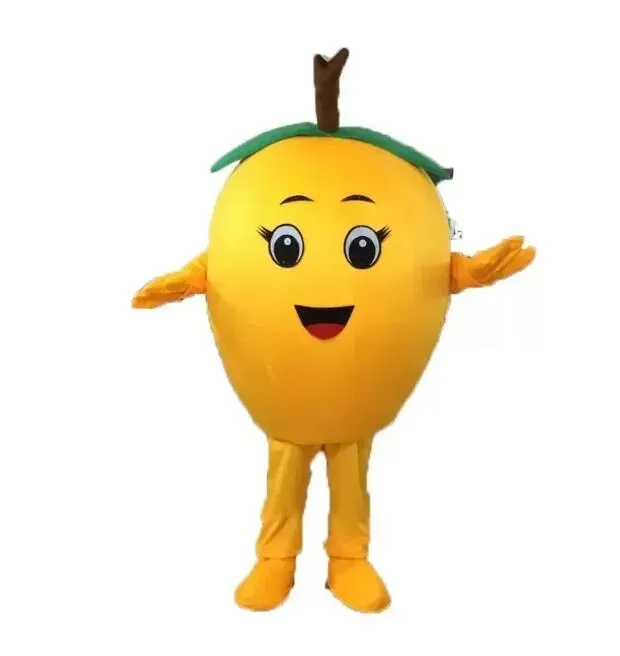 Costume de mascotte Loquat mignon, costumes faits à la main, robe de soirée, vêtements de Promotion publicitaire, carnaval